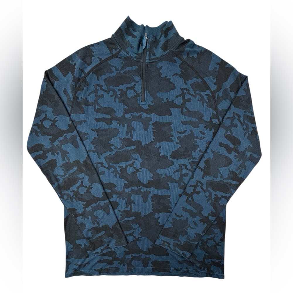 UNRL | Rare! 1/4 Zip Camo Knit Pullover | Medium | Excellent condition!!